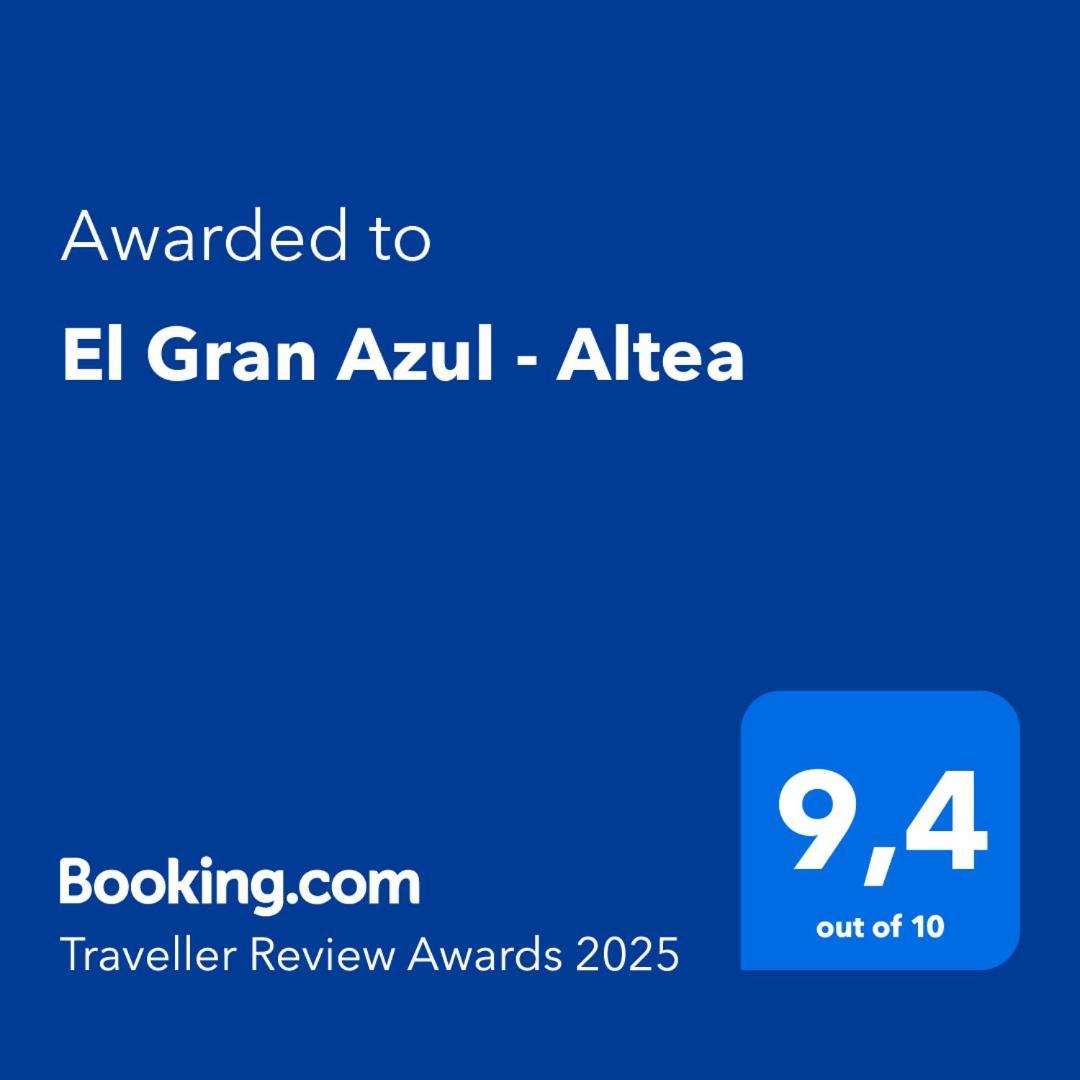El Gran Azul - Altea 아파트 외부 사진
